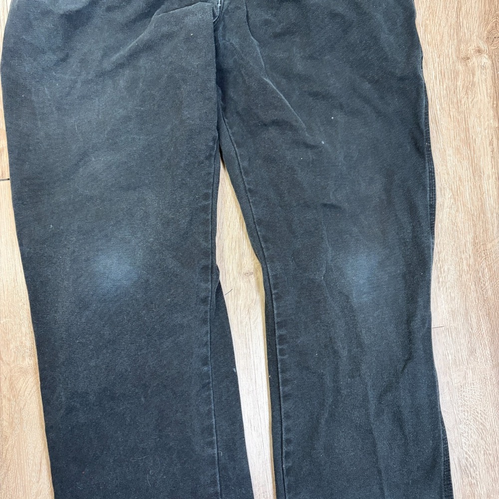 Dickies Relaxed Heavyweight Carpenter Duck Jeans 38x30 Black Mens - Picture 3 of 7